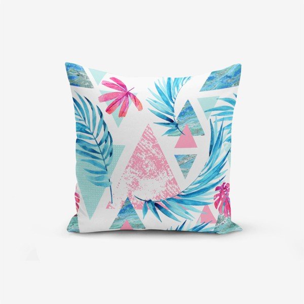 Federa Palm Geometric Şekiller, 45 x 45 cm - Minimalist Cushion Covers
