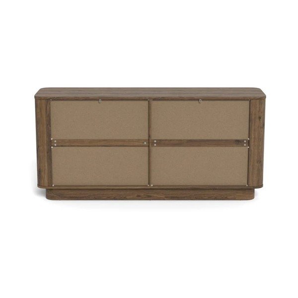 Credenza colore naturale scuro con effetto rovere 160x75x40 cm Atmore – Actona-image-3