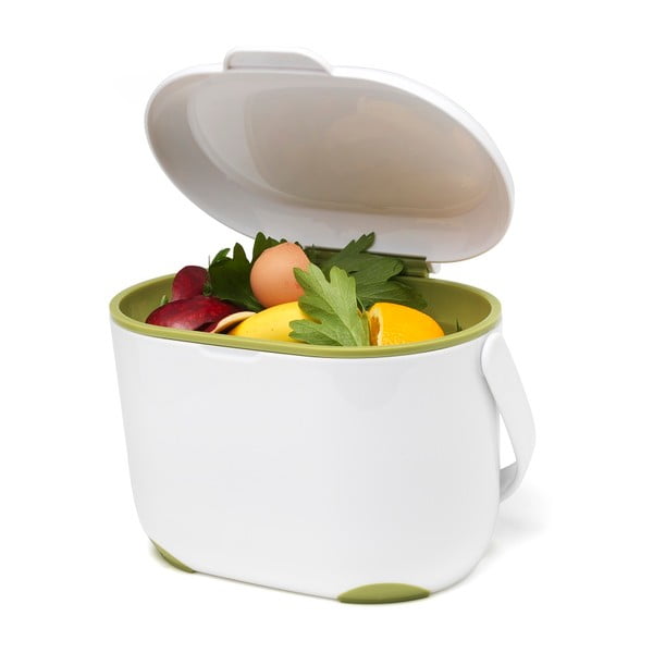 Contenitore per rifiuti compostabili bianco da 2,5 l - Addis-image-1