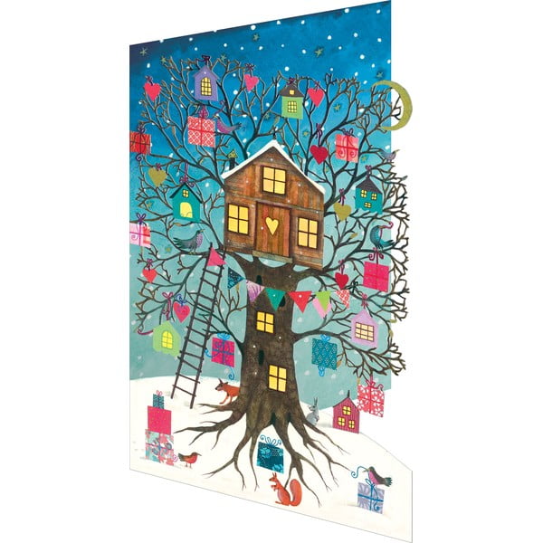Balicí papíry v sadě 5 ks s vánočním motivem Treehouse  – Roger la Borde