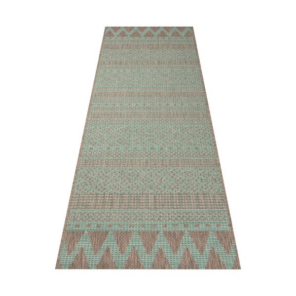Tappeto per esterni verde e beige , 70 x 200 cm Sidon - NORTHRUGS-image-2