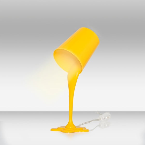 Lampada da tavolo gialla Ximena - Homemania Decor-image-1