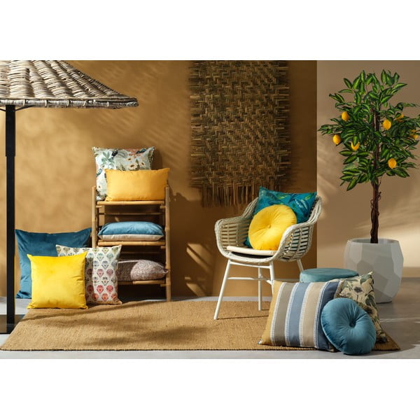 Cuscino da esterno blu , ø 40 cm Jolie - Hartman-image-3