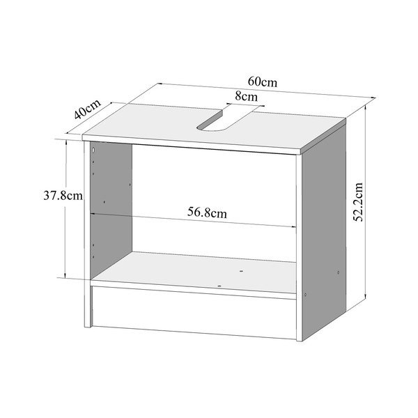Mobile da bagno sotto il lavabo in legno di quercia Combi - TemaHome-image-3