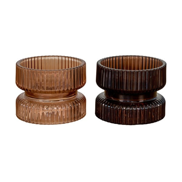 Candelieri in vetro in set da tè 2 pezzi - House Nordic-image-1