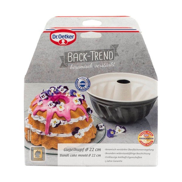 Stampo per dolci in acciaio con superficie in ceramica, ø 22 cm - Dr. Oetker-image-2