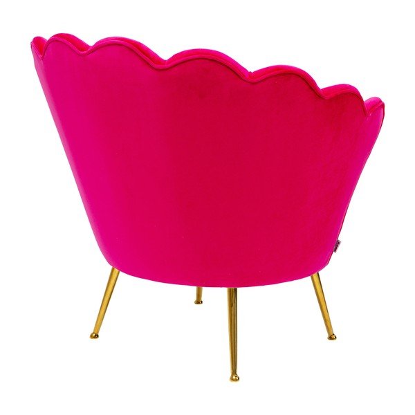 Sedia ad acqua in velluto rosa Lily - Kare Design-image-3