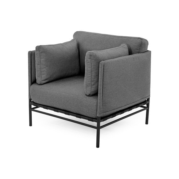 Poltrona da giardino imbottita grigio scuro Dandy - Sit Sit-image-3