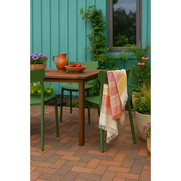 Sedia da esterno verde in plastica Biá – Bonami Essentials-image-1