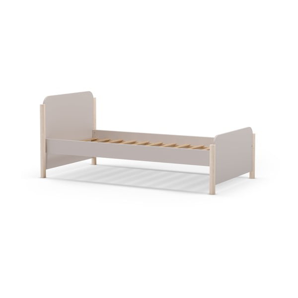 Letto per bambini in legno di pino crema 90x190 cm Enola - Marckeric