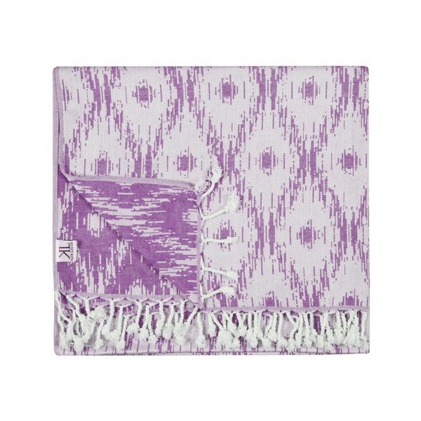 Telo hammam viola Calypso, 165 x 100 cm Cotton Collection - Kate Louise-image-4