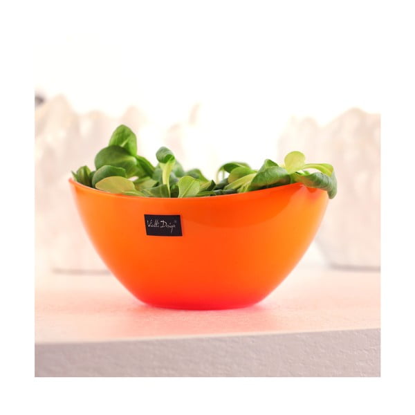 Oranžová salátová mísa Vialli Design, 16 cm-image-1