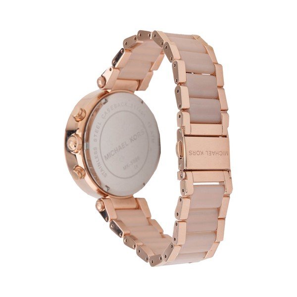 Orologio con strass in oro rosa - Michael Kors-image-3