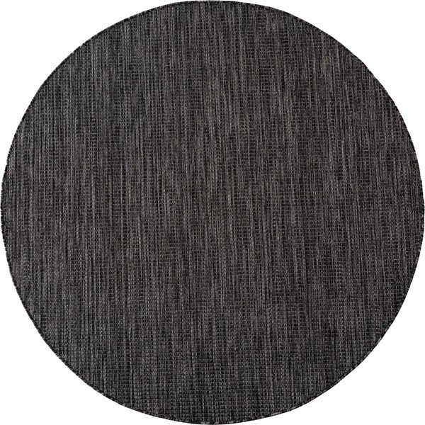 Tappeto da interno/esterno rotondo nero ø 160 cm Mira 1450 – Ayyildiz Carpets