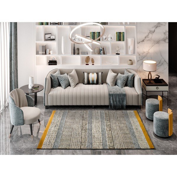 Tappeto grigio , 80 x 150 cm Shiraz - Universal-image-1