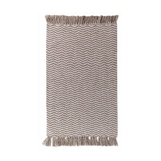 Tappeto lavabile marrone chiaro 50x80 cm Alessia - douceur d'intérieur