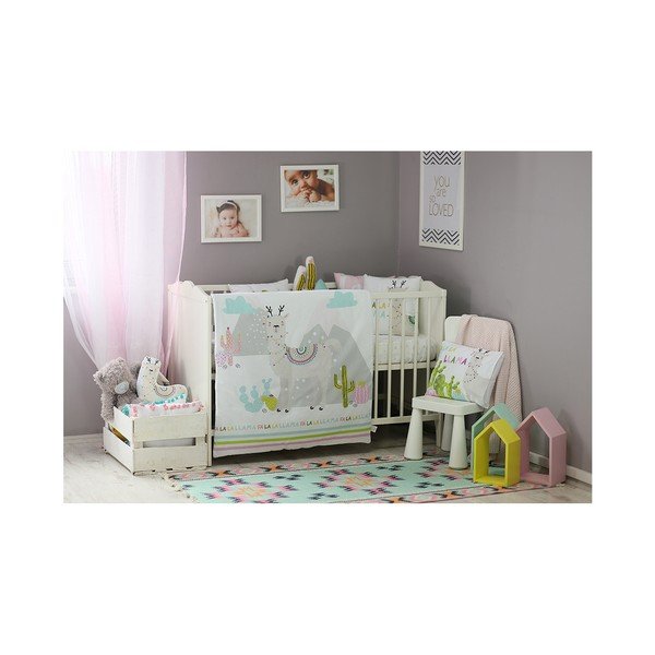 Biancheria da letto in cotone per bambini con lenzuolo per letto singolo Mike & Co. NEW YORK Mirra Duro, 100 x 150 cm - Mike & Co. NEW YORK-image-1