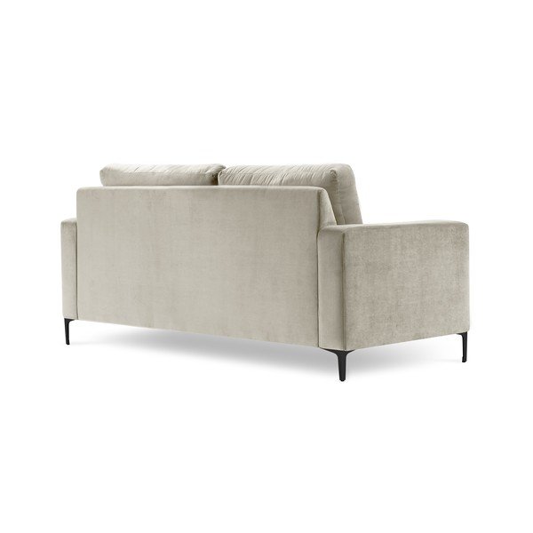 Divano in velluto beige, 158 cm Harmony - Kooko Home-image-3