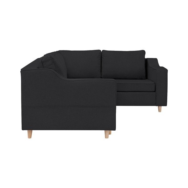 Divano letto a quattro posti grigio scuro Jonquille, angolo destro - Mazzini Sofas-image-4