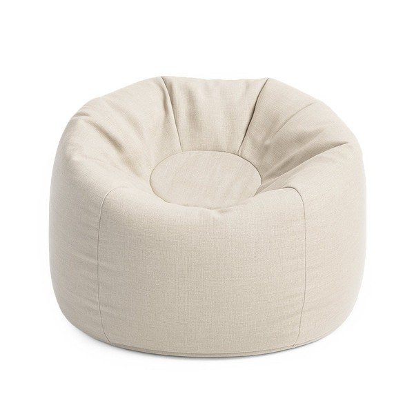 Pouf a sacco per bambini color crema Outzy – Meowbaby