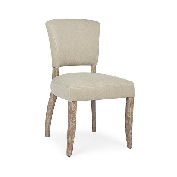 Sedia da pranzo beige in imbottito Maratriz – Bizzotto
