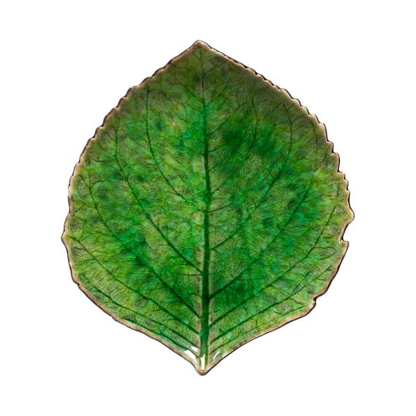 Piatto in gres verde, 15 x 17 cm Riviera - Costa Nova