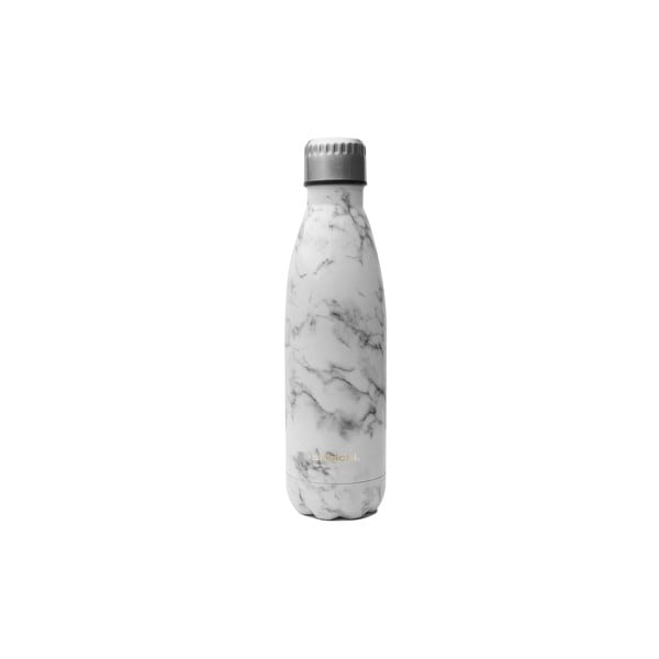 Bottiglia termica in acciaio inox con motivo in marmo Bottiglia in acciaio inox, 450 ml - Sabichi