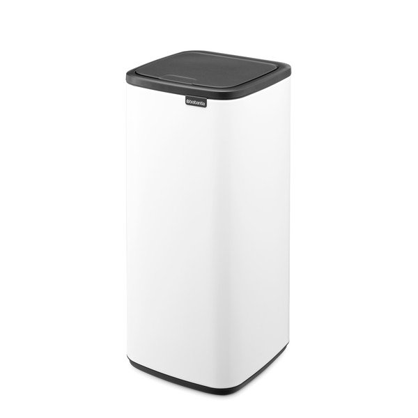Cestino per la spazzatura bianco in acciaio touch 30 l Bo Touch – Brabantia