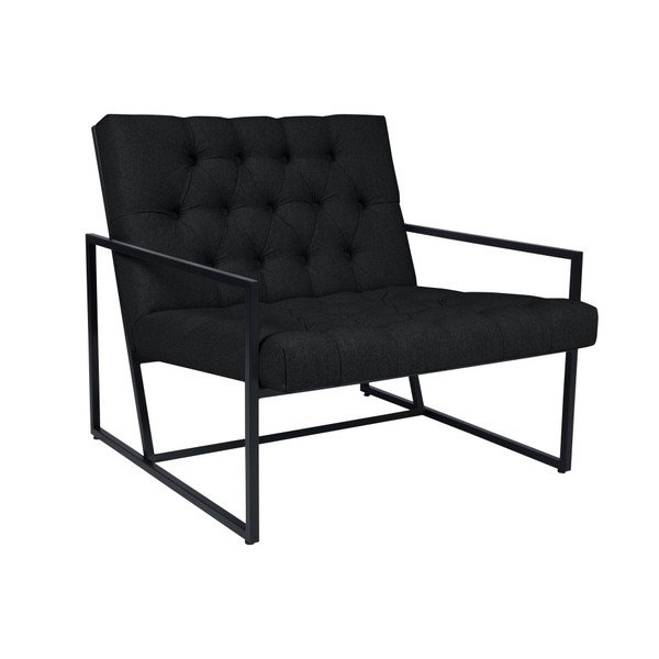 Poltrona nera Aster - Mazzini Sofas