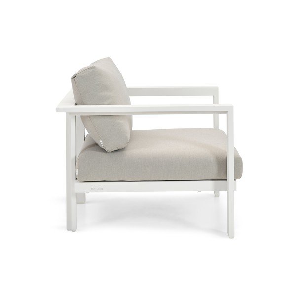 Sedia da giardino color crema Cubic - Diphano-image-3