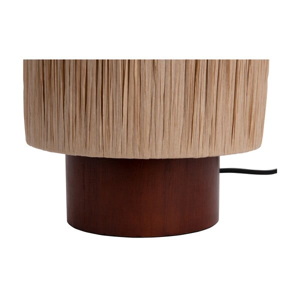 Lampada da tavolo in colore naturale con paralume in carta (altezza 28,5 cm) Sheer - Leitmotiv-image-2