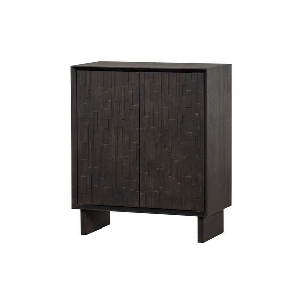 Mobile in legno di mango marrone scuro 80x95 cm Til - Basiclabel-image-2