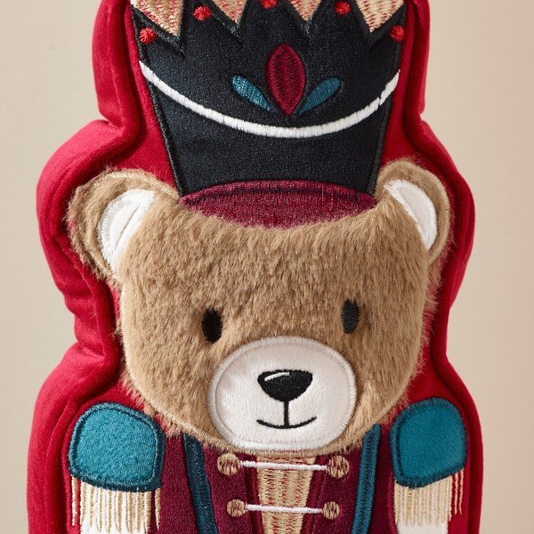 Cuscino decorativo a tema natalizio 20x30 cm Christmas Nutcracker Bear – Catherine Lansfield-image-2
