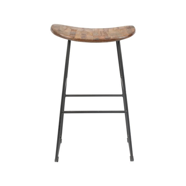 Sedia da bar di colore naturale 2 pz (altezza della seduta 62 cm) Tangle – White Label-image-3