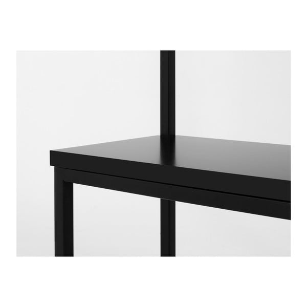 Appendiabiti nero con panca nera, larghezza 120 cm Next - CustomForm-image-2