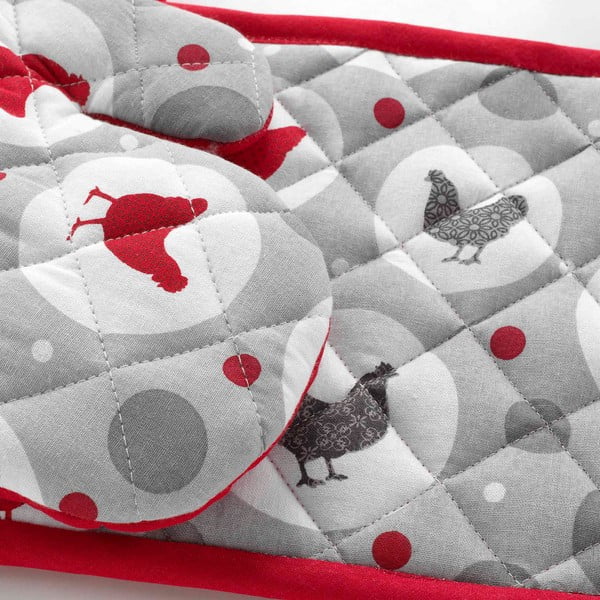 Presine in cotone in set da 2 Suzette - douceur d'intérieur-image-1