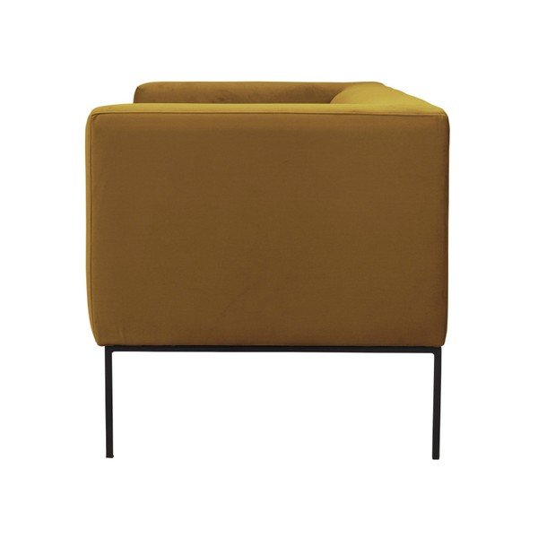 Divano in velluto giallo , 145 cm Neptune - Windsor & Co Sofas-image-3