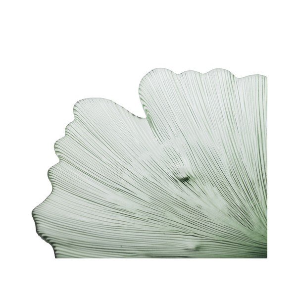Vassoio decorativo in vetro 31x33 cm Gingko - Ixia-image-3
