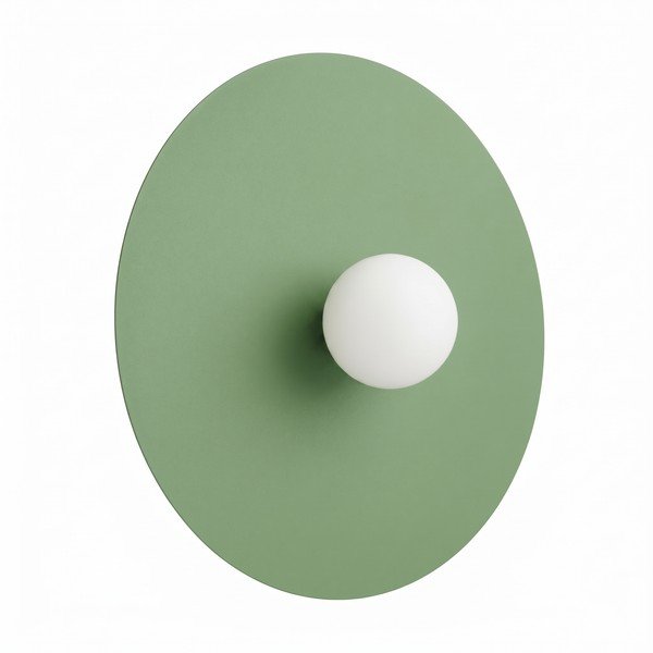 Lampada da parete color salvia in metallo ø 50 cm AKE – Thoro