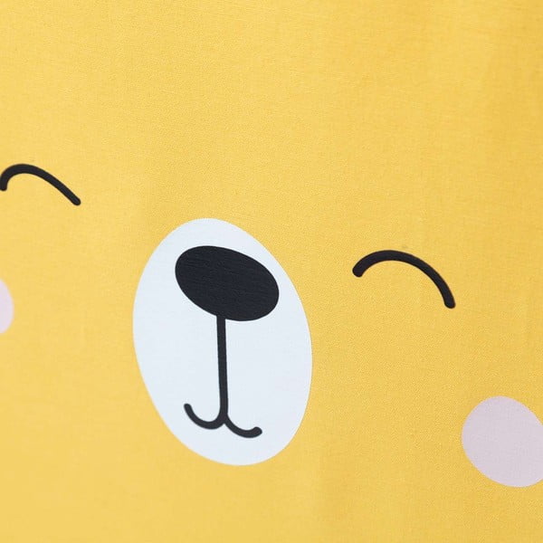 Pouf giallo per bambini Rainbow Bear - Yellow Tipi-image-1