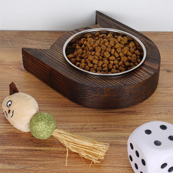 Ciotola in legno per animali - Kate Louise-image-1