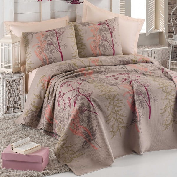 Copriletto in cotone leggero con lenzuolo per letto matrimoniale , 200 x 235 cm Urla - Mijolnir