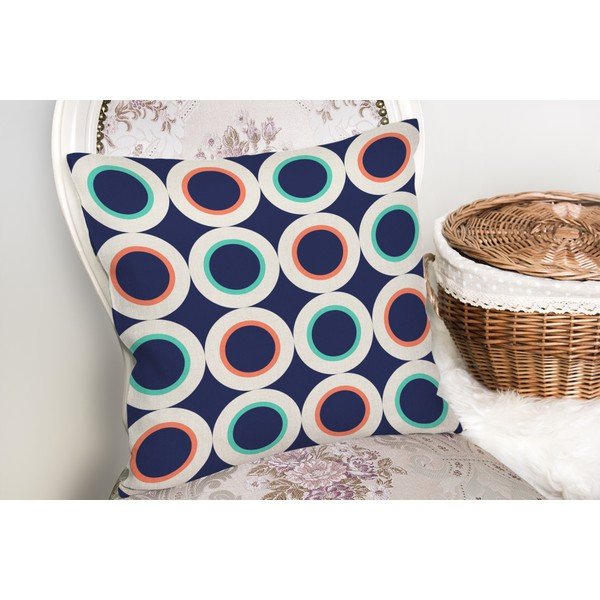 Federa in misto cotone Ring Modern Luto, 45 x 45 cm - Minimalist Cushion Covers-image-1