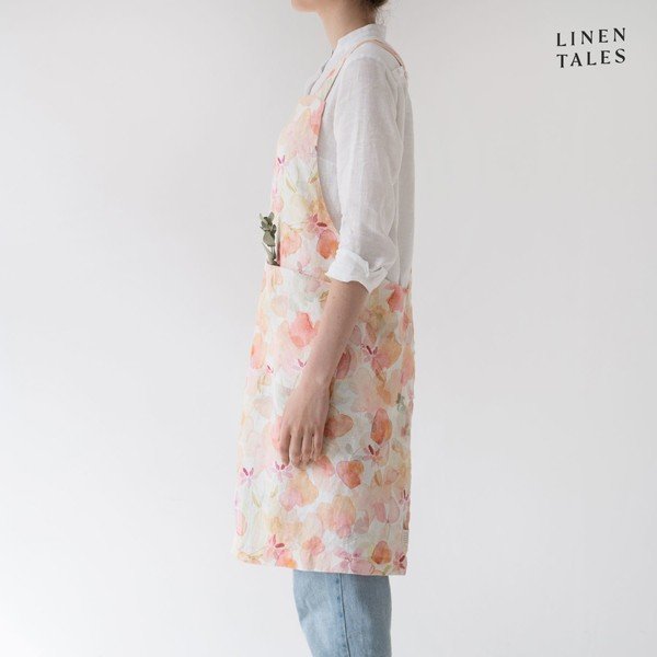 Grembiule in lino Floral - Linen Tales-image-1
