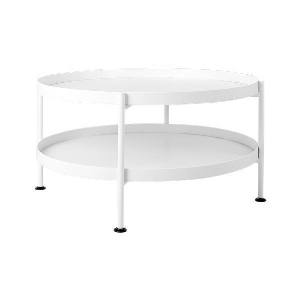 Tavolino bianco Custom Form Hanna, ⌀ 60 cm - CustomForm