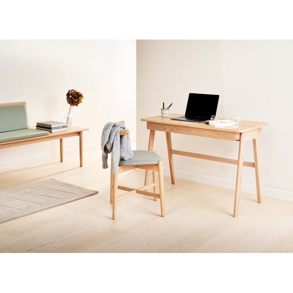 Tavolo da lavoro con piano in rovere 110x55,5 cm Home - Hammel Furniture-image-3