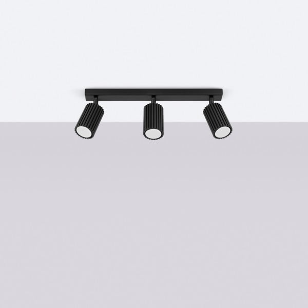 Faretto nero 6,5x45 cm Gleam – Sollux-image-4