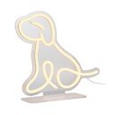 Lampada da tavolo per bambini gialla Sitting Dog – Leitmotiv