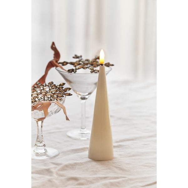 Candela a LED con alimentazione a batteria (altezza totale 17 cm) Sille – Sirius-image-1