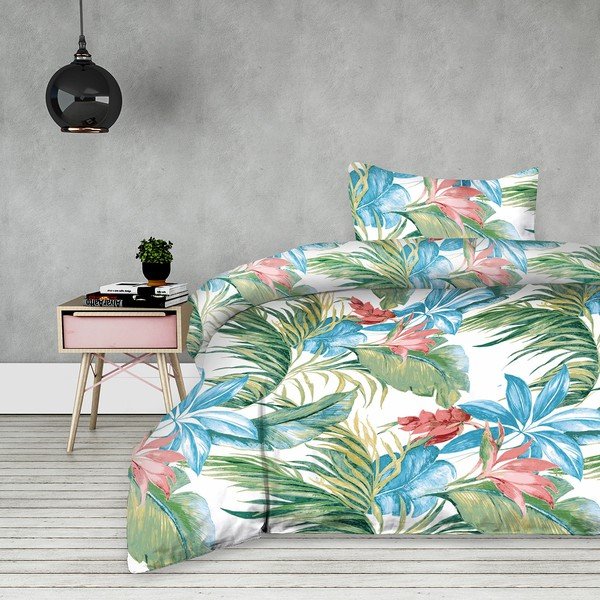 Biancheria da letto in cotone Tulum, 135 x 200 cm - AmeliaHome-image-1